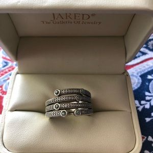 Pandora Shimmering Ocean Ring Sz 62/10